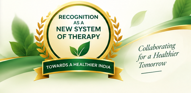 Recognition as a new system of therapy — towards a healthier India. Collaborating for a healthier tomorrow.